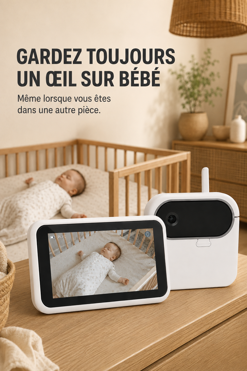Moniteur Bébé Vidéo avec Écran