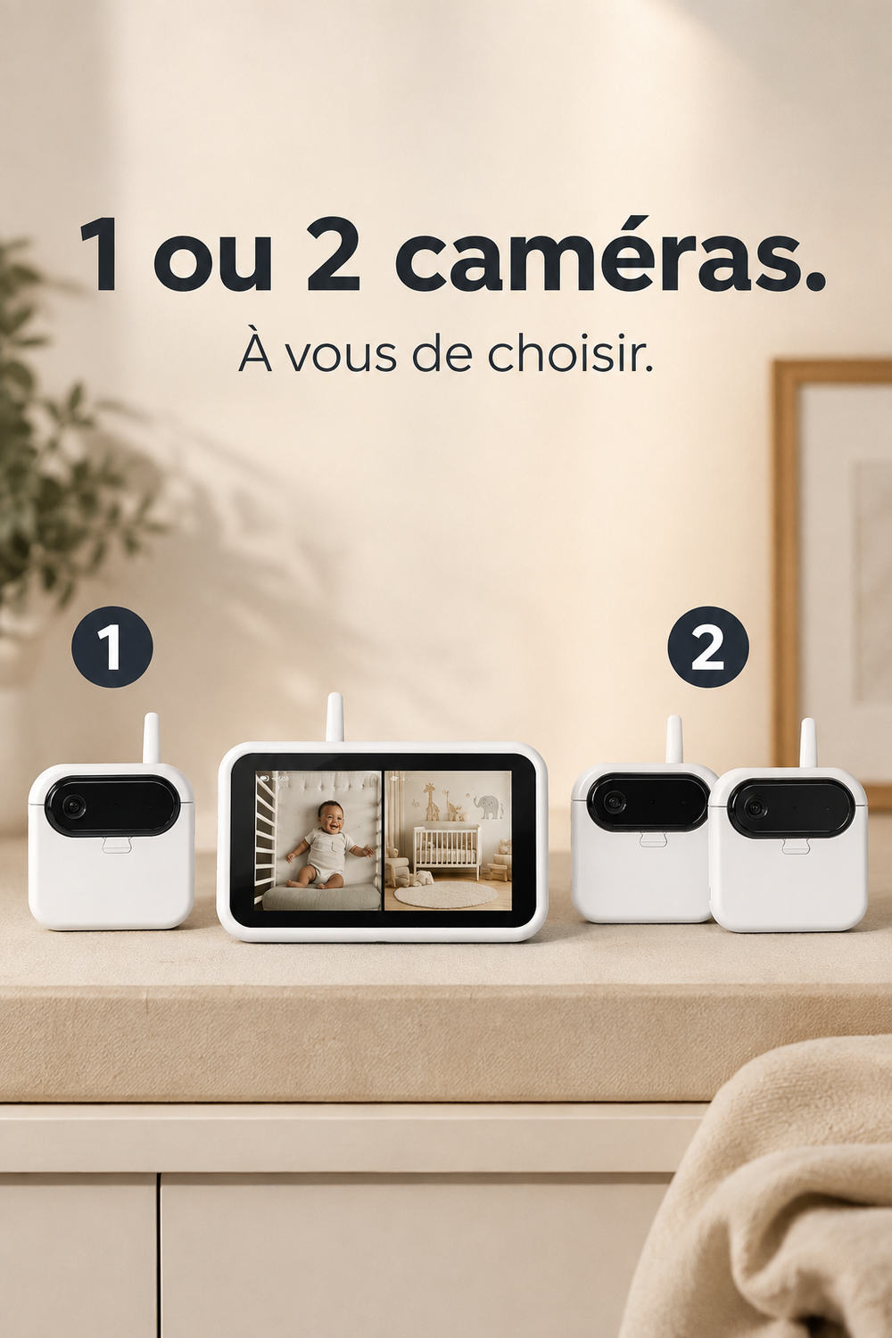 Moniteur Bébé Vidéo avec Écran